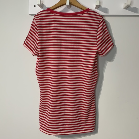 Icebreaker Tech Lite Short Sleeve V Stripe Sz S - Picture 3 of 5